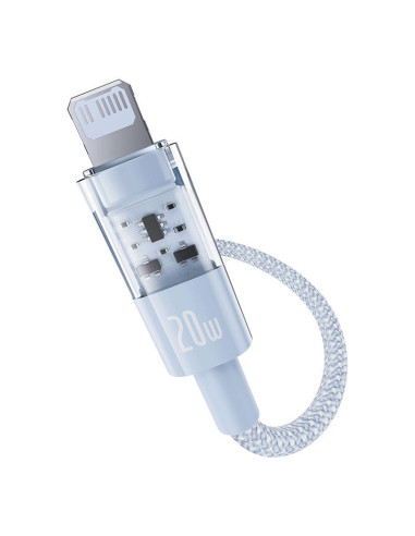 Kabel baseus gem usb c-ip 20w 1m (niebieski)