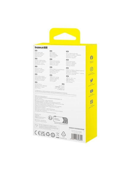 Kabel baseus gem usb c-ip 20w 1m (niebieski)