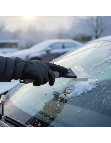 Skrobaczka do szyb 25cm dunlop szara