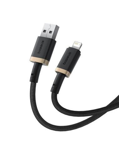 Kabel baseus dura 2.4a 2m (czarno-złoty)