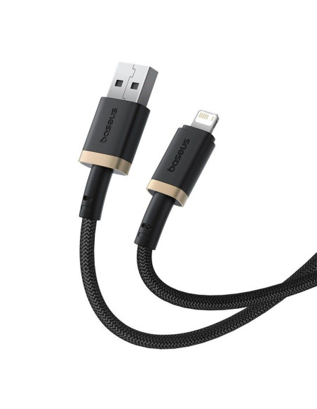 Kabel baseus dura 2.4a 2m (czarno-złoty)