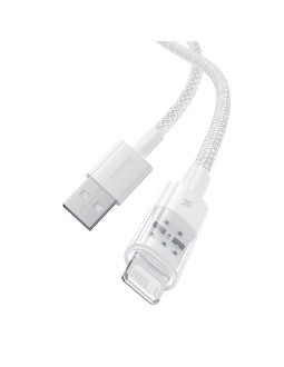 Kabel baseus gem 2.4a 1m (biały) 2