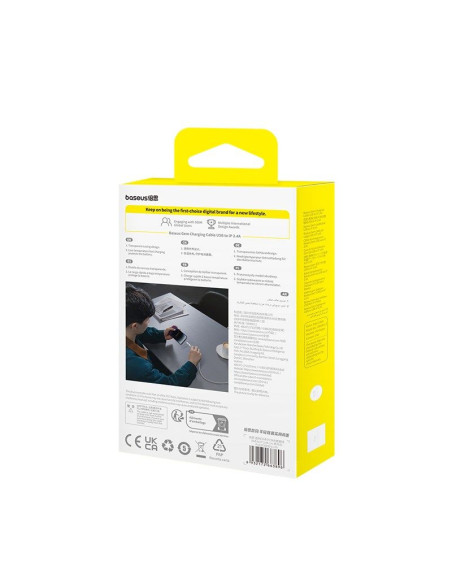 Kabel baseus gem 2.4a 1m (biały)