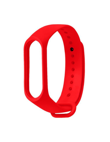 Pasek silikonowy do xiaomi 5/6 - czerwony