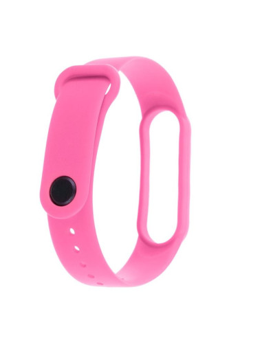 Pasek silikonowy do xiaomi 5/6 - różowy