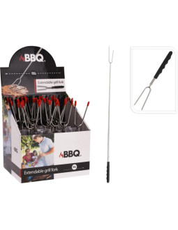 Widelec teleskopowy do grilla 24-72cm