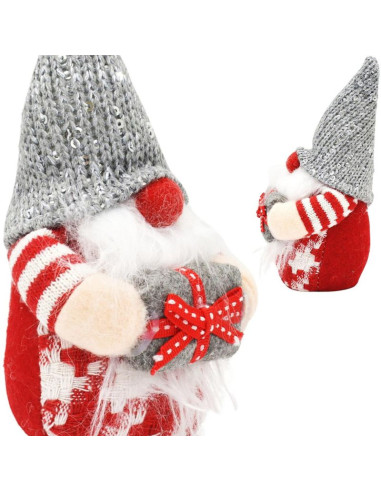 Skrzat gnom dekoracyjny 15cm szary boy