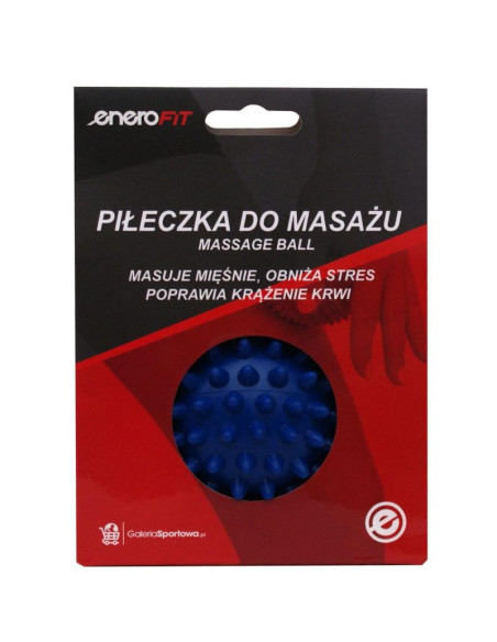 Piłeczka do masażu 7cm niebieska soft enero fit