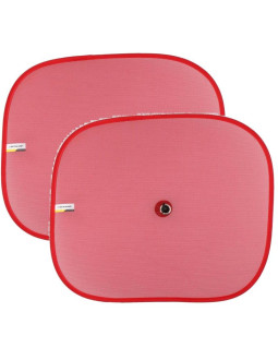 Osłona przeciwsłoneczna z przyssawką 2szt dunlop czerwona