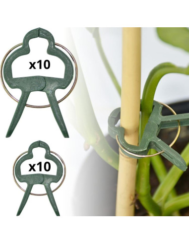 Spinki klipsy do roślin 20szt progarden