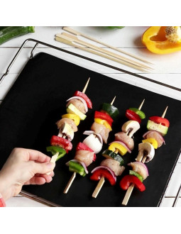 Szpikulec do szaszłyków 25cm 50szt bambus 2