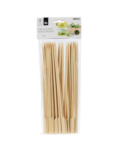 Szpikulec do szaszłyków 25cm 50szt bambus