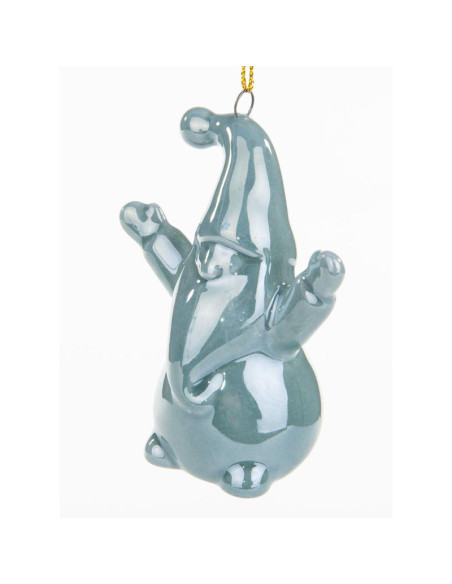 Mikołaj świąteczny ceramiczny bombka 7,8cm 1 szt