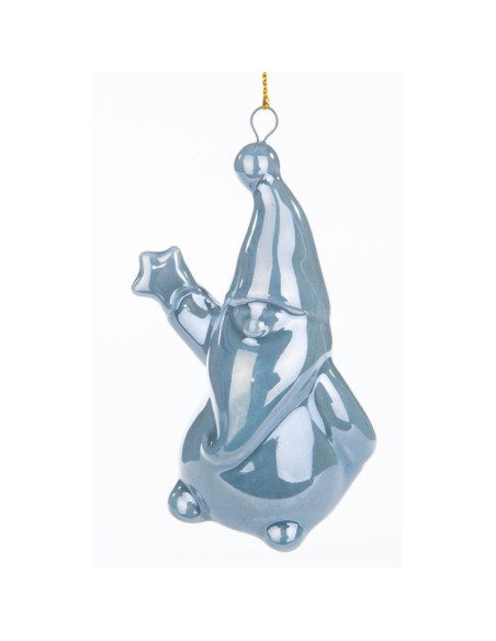 Mikołaj świąteczny ceramiczny bombka 7,8cm 1 szt