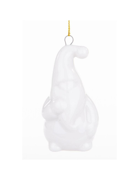 Mikołaj świąteczny ceramiczny bombka 7,8cm 1 szt