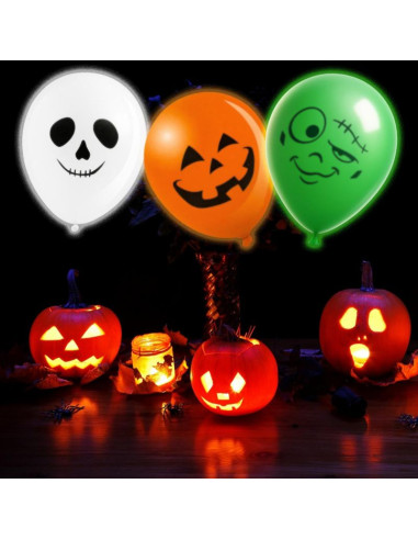 Balon dekoracyjny halloween led 3szt