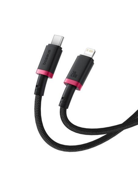 Kabel baseus dura typ c 20w 1m (szaro-czarny)