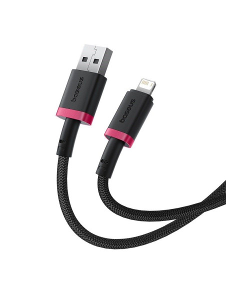 Kabel baseus dura 2.4a 1m (czerwono-czarny)