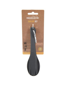 Niezbędnik sztućce turystyczne 3w1 plastikowe redcliffs 2