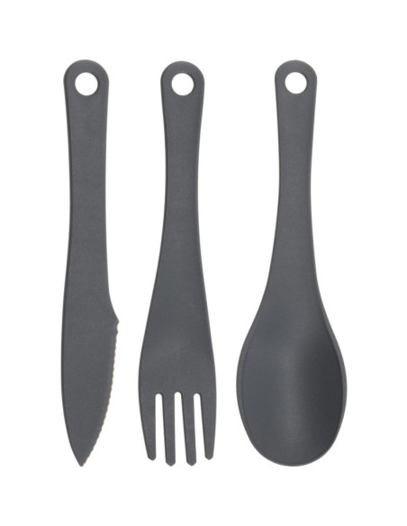 Niezbędnik sztućce turystyczne 3w1 plastikowe redcliffs