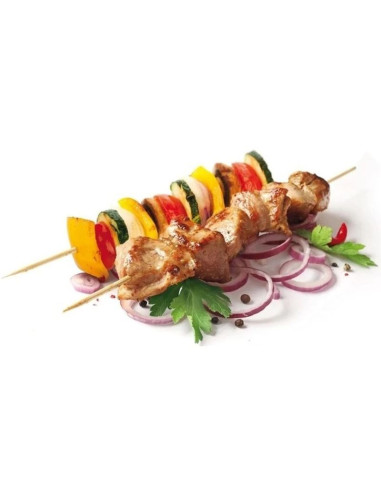 Szpikulec do szaszłyków dł 30cm 100szt bambus