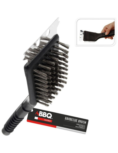 Szczotka do czyszczenia rusztu 2w1 21cm