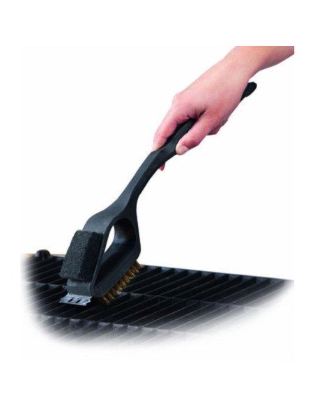 Szczotka do czyszczenia rusztu 2w1 21cm
