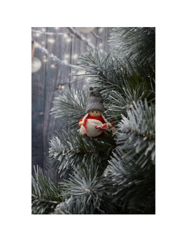 Laleczka dekoracyjna z workiem czerwona girl 7,5cm