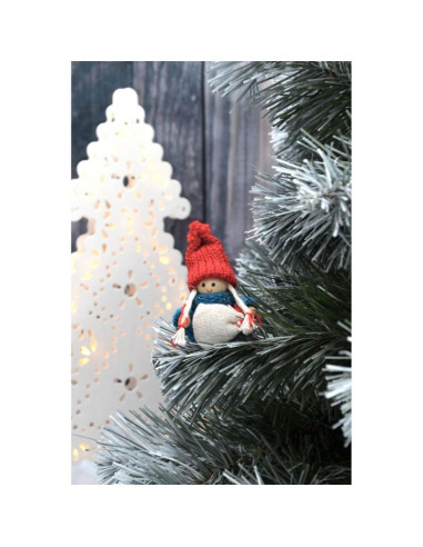 Laleczka dekoracyjna z workiem niebieska girl 7,5cm