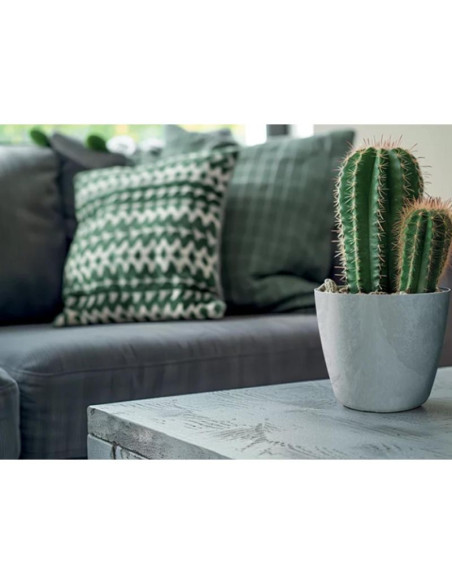 Doniczka mate beton effect 14cm antracyt