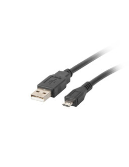 Kabel lanberg ca-usbm-10cc-0010-bk (usb 2.0 m - micro usb m  1m  kolor czarny)