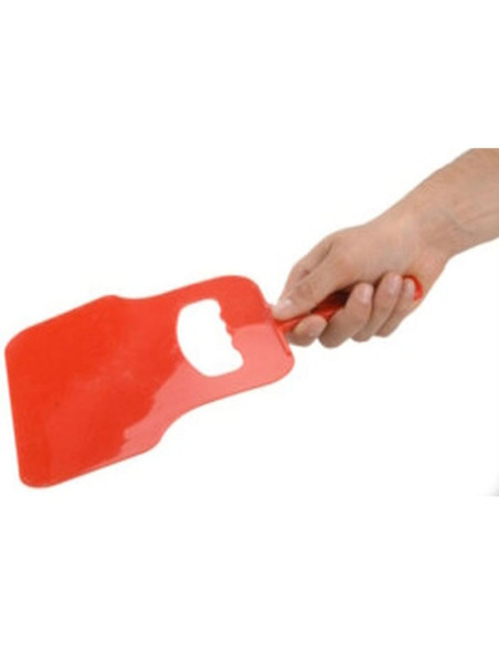 Dmuchawa do rozpalania grilla kominka ogniska ręczna czerwona