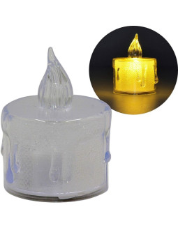 Świeca dekoracyjna 3,6x5cm zdobiona led