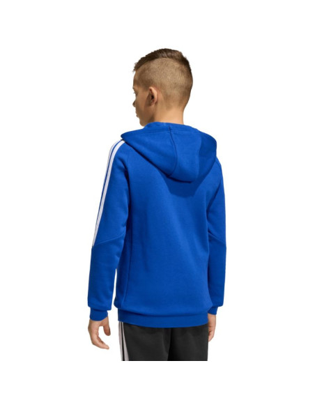 Bluza dla dzieci adidas tiro 26 league sweat full zip hoodie niebieska kf9102