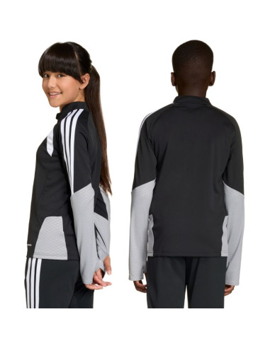 Bluza dla dzieci adidas tiro 26 competition training top czarno-szara ka7572