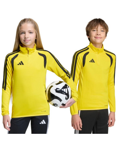 Bluza dla dzieci adidas tiro 26 league training top żółto-czarna jy7158