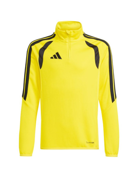 Bluza dla dzieci adidas tiro 26 league training top żółto-czarna jy7158