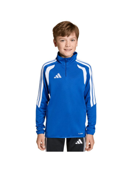Bluza dla dzieci adidas tiro 26 league training top niebiesko-biała jy7162