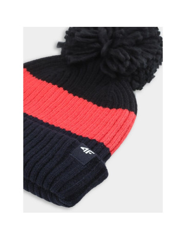 Czapka zimowa z pomponem dziecięca 4f 4fjwaw25acapm660-92s