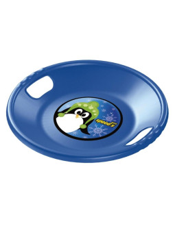 Ślizg plastikowy ufo niebieski r.s