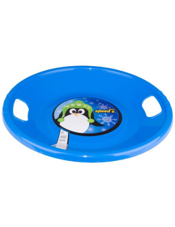 Ślizg plastikowy ufo niebieski r.s 2