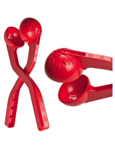 Śnieżkomat snowball do robienia kulek śnieżnych pojedynczy czerwony 1064482