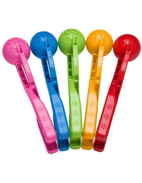 Śnieżkomat snowball do robienia kulek śnieżnych pojedynczy czerwony 1064482