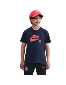 Koszulka nike psg crest tee junior hv4987-410