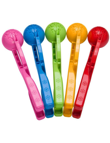 Śnieżkomat snowball do robienia kulek śnieżnych pojedynczy różowy 1064505