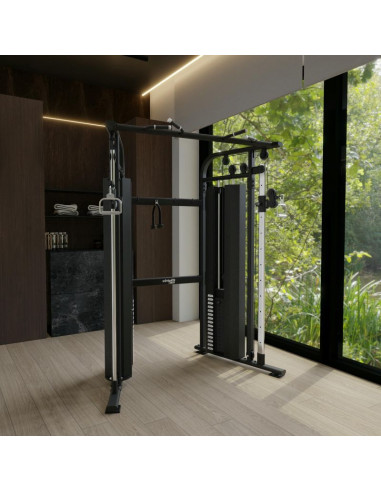 Virtufit cc100 cable crossover - podwójny regulowany wyciąg - trenażer funkcjonalny