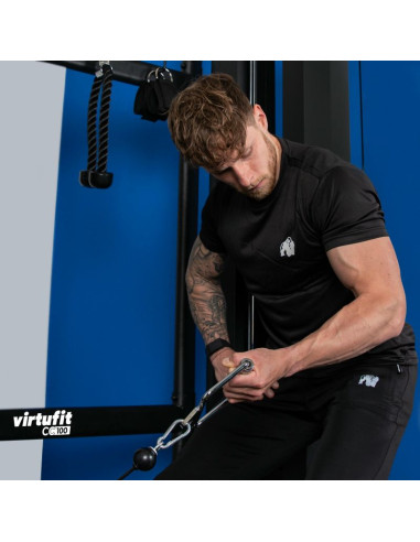 Virtufit cc100 cable crossover - podwójny regulowany wyciąg - trenażer funkcjonalny