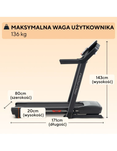 Proform bieżnia elektryczna carbon tl