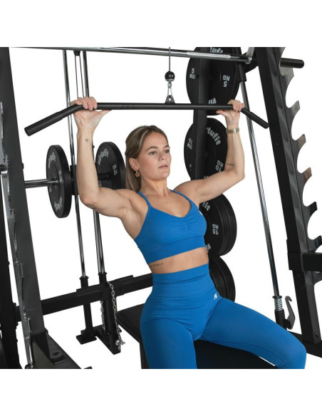 Virtufit sm100 smith machine - z stacją wyciągową - stacja siłowa