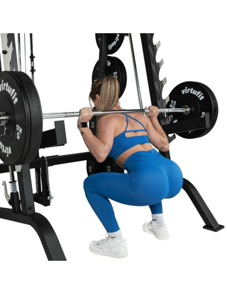 Virtufit sm100 smith machine - z stacją wyciągową - stacja siłowa